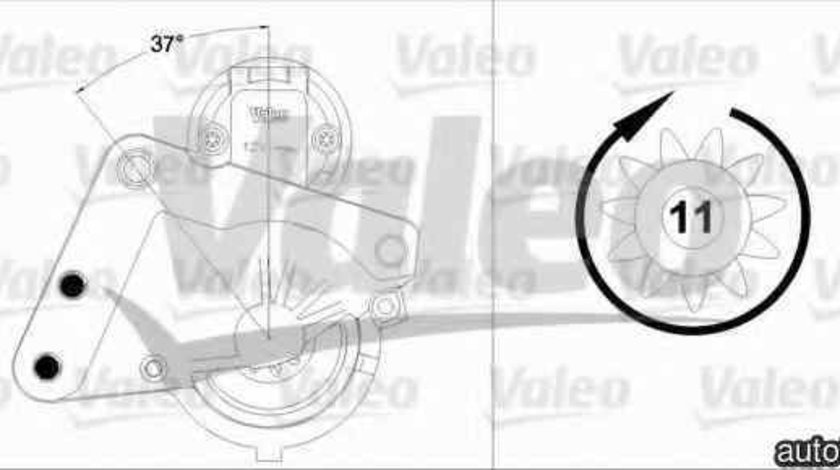 Electromotor CITROËN C4 limuzina VALEO 458185