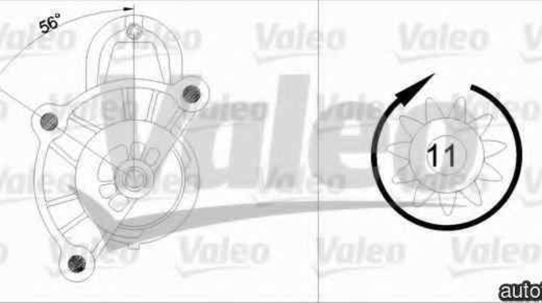 Electromotor CITROËN JUMPER bus 230P Producator VALEO 455928