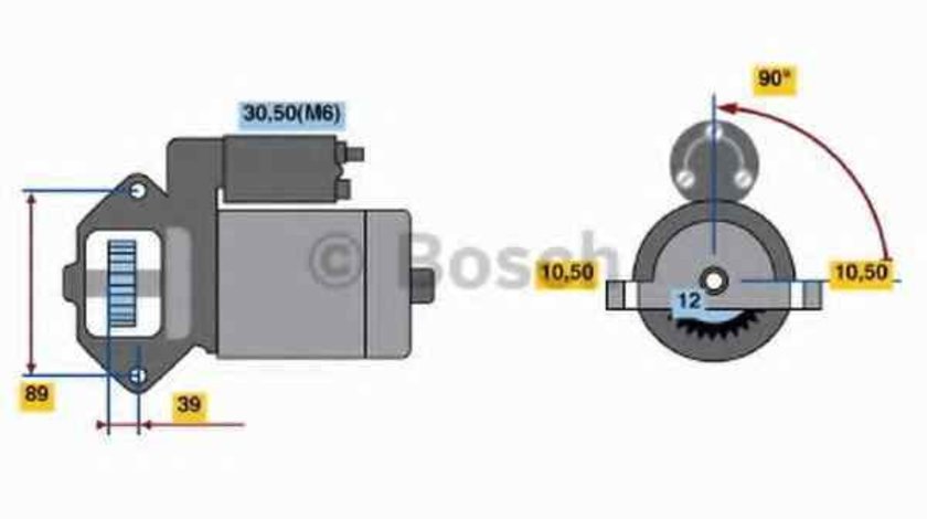 Electromotor CITROËN JUMPER bus BOSCH 0 986 021 810