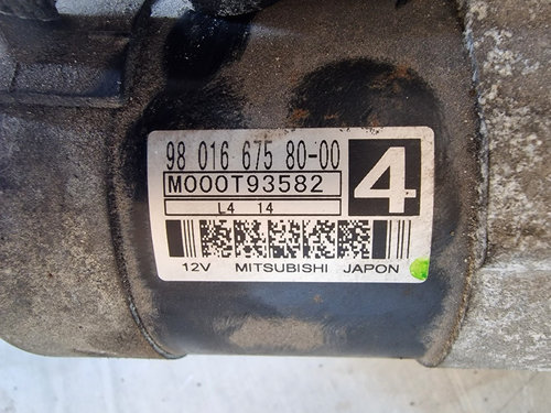 Electromotor Citroen C3 C4 1.6HDI 9H06 cod 9801667580
