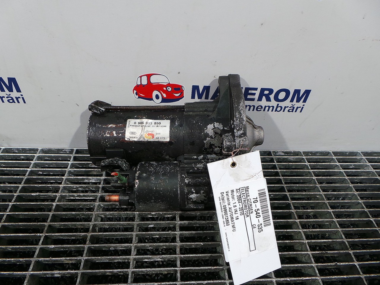 ELECTROMOTOR CITROEN C4 C4 1.6 INJ 16V - (2004 2008)