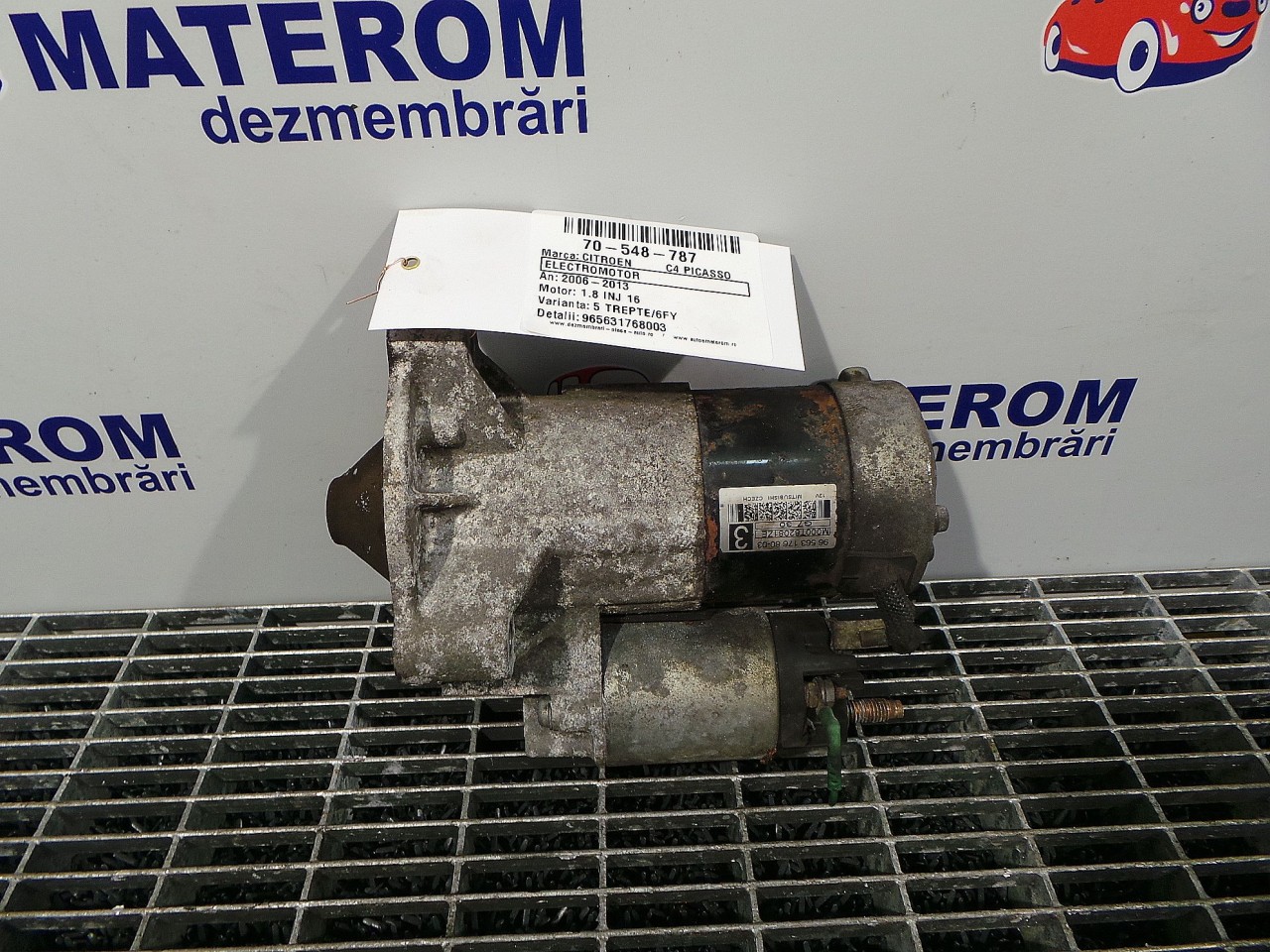 ELECTROMOTOR CITROEN C4 PICASSO C4 PICASSO 1.8 INJ 16V - (2006 2013)