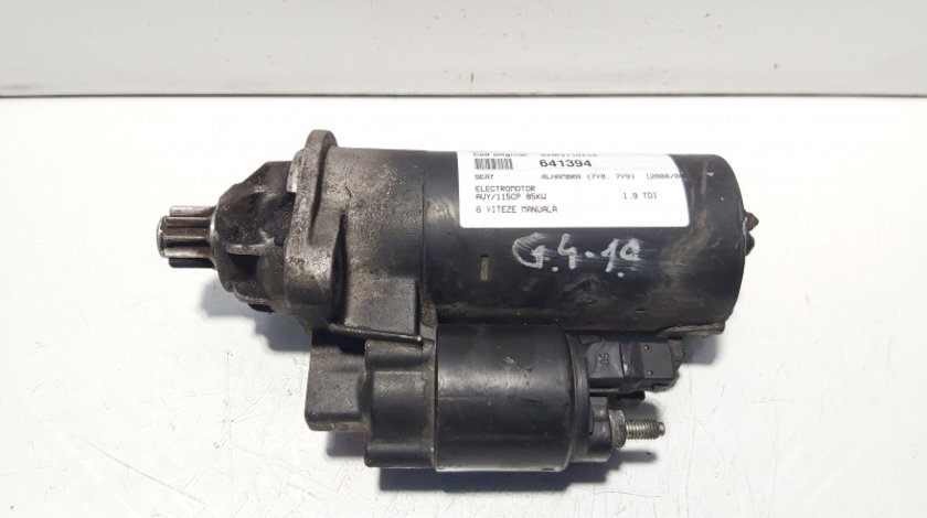 Electromotor, cod 02M911023A, Seat Alhambra (7V8, 7V9) 1.9 TDI, AUY, 6 vit man (id:641394)