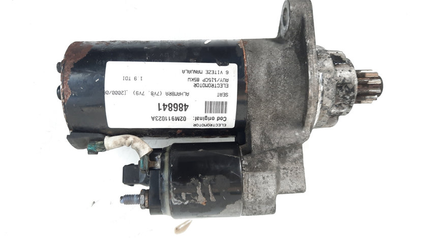 Electromotor, cod 02M911023A, Seat Alhambra (7V8, 7V9) 1.9 TDI, AUY, 6 vit man (id:486841)