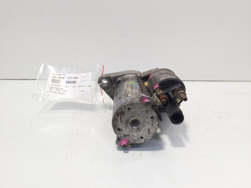 Electromotor, cod 02T911023S, Vw Golf 5 (1K1) 1.6 FSI, BLF, 6 vit man (id:686266)