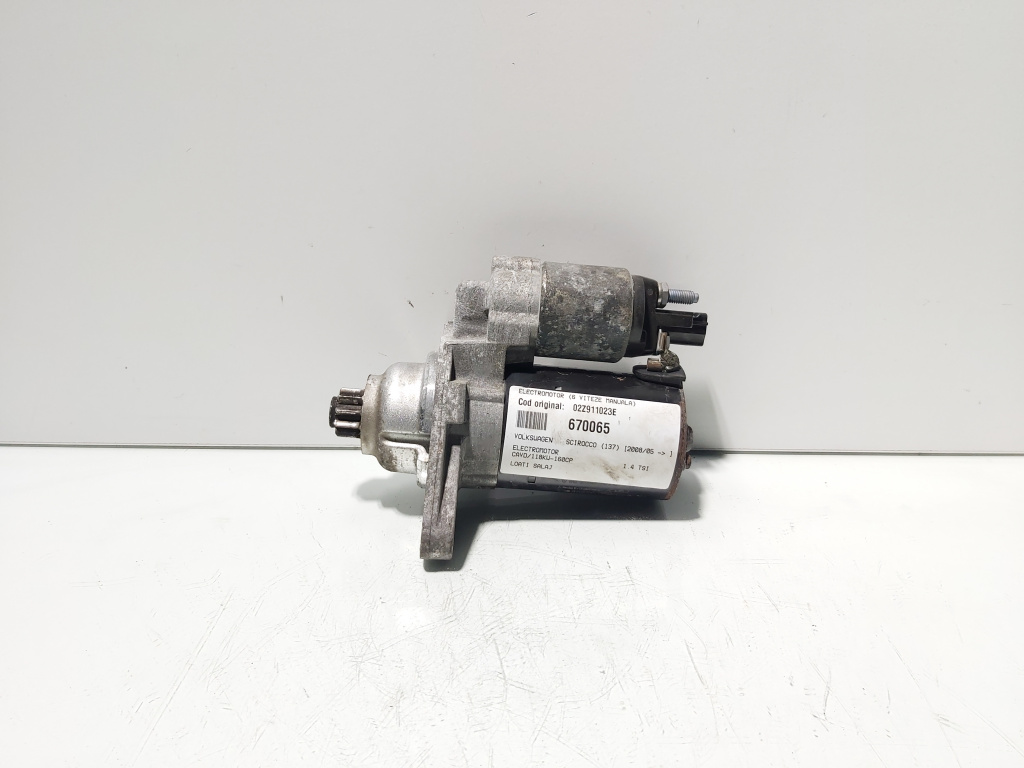 Electromotor, cod 02Z911023E, Vw Golf 6 (5K1) 1.4 TSI, CAXA, 6 vit man (idi:670065)