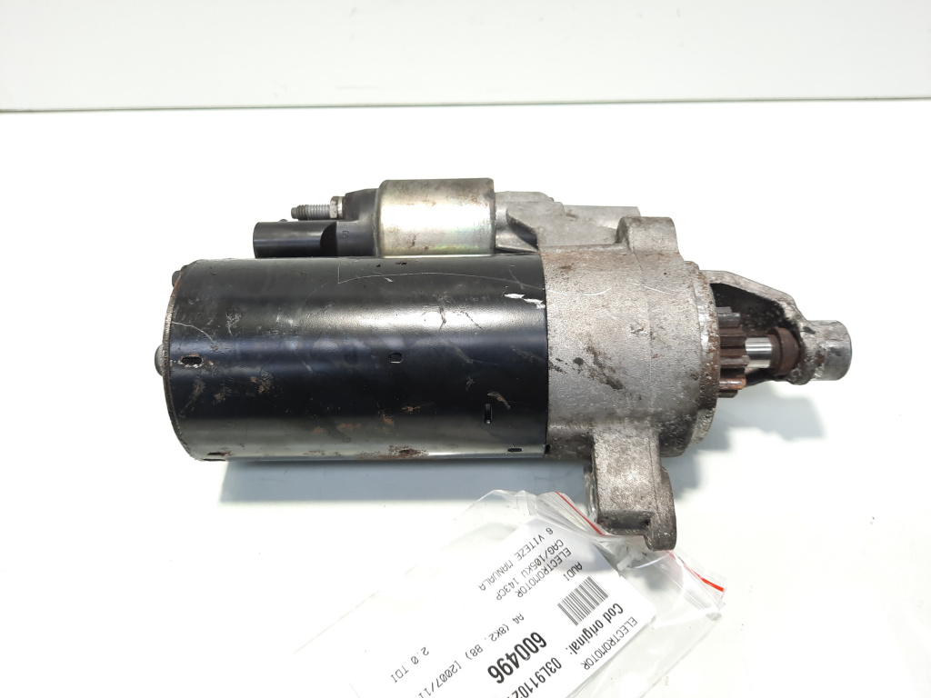 Electromotor, cod 03L911021, Audi A4 (8K2, B8) 2.0 TDI, CAG, 6 vit man (id:600496)