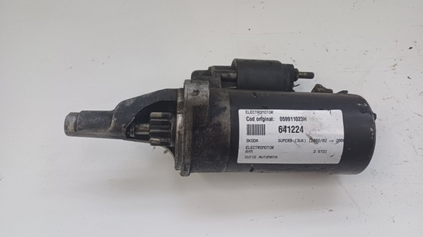 Electromotor, cod 059911023H, Audi A6 Allroad (4BH, C5), 2.5 TDI, BCZ, cutie automata (idi:641224)