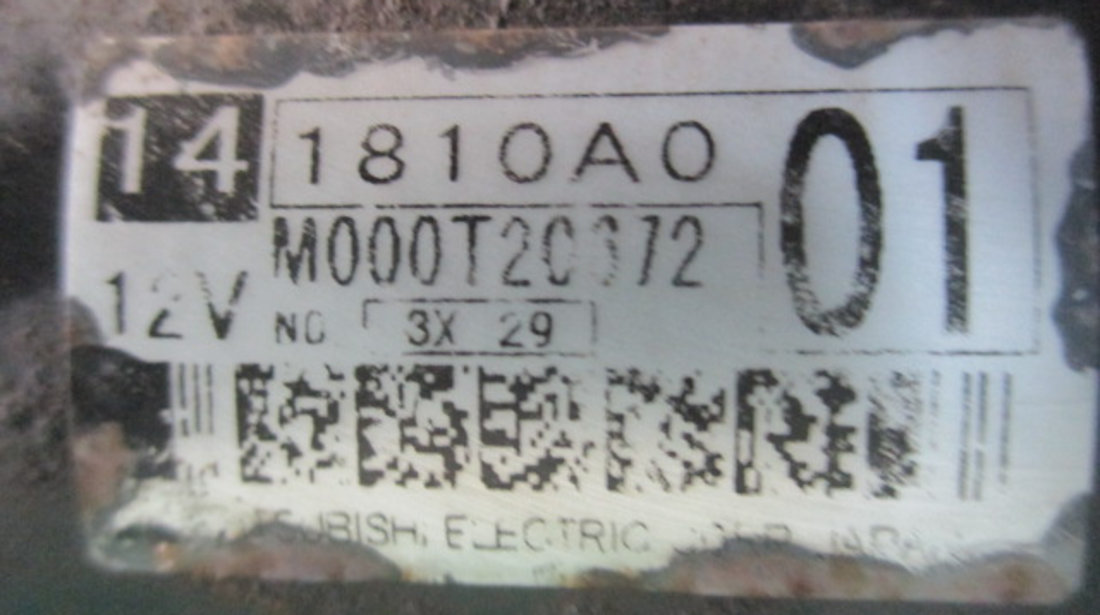 ELECTROMOTOR COD 1810A001 / M000T20672 MITSUBISHI OUTLANDER I 2.4 BENZINA 4X4 FAB. 2001 - 2006 ⭐⭐⭐⭐⭐