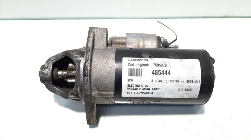 Electromotor, cod 7505979, Bmw 3 Compact (E46), 2.0 benz, N42B20A, 5 vit man (pr;110747)