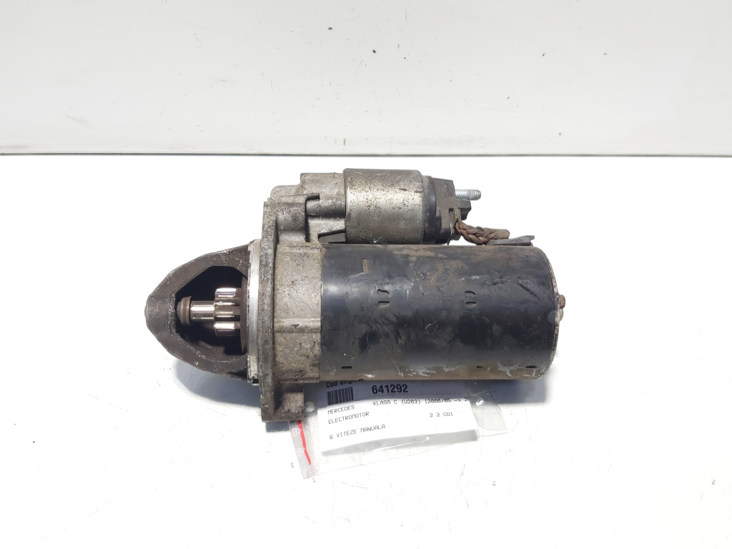 Electromotor, cod A0051516601, 0001109250, Mercedes Clasa C (W203), 2.2 CDI, 6 vit man (id:641292)