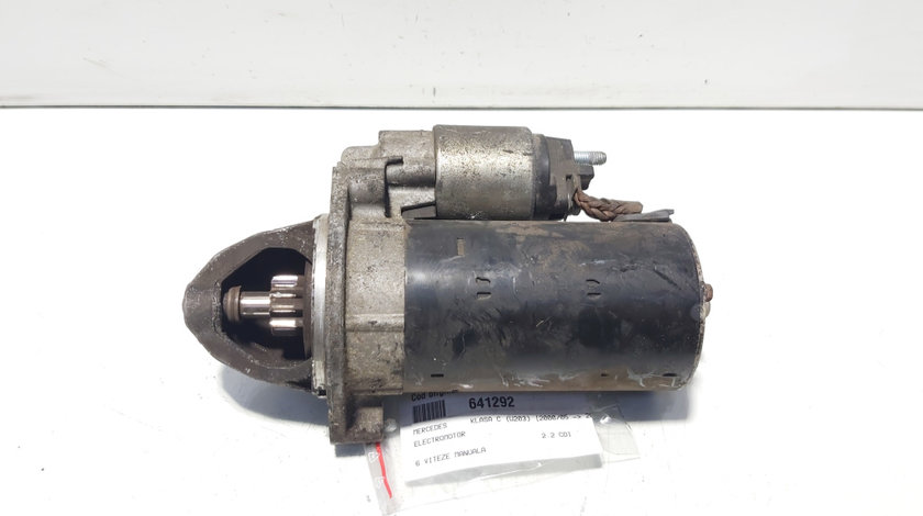 Electromotor, cod A0051516601, 0001109250, Mercedes Clasa C (W203), 2.2 CDI, 6 vit man (id:641292)