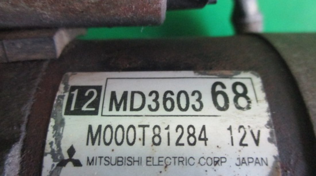 ELECTROMOTOR COD MD360368 / M000T81284 MITSUBISHI PAJERO PININ FAB. 1999 – 2007 ⭐⭐⭐⭐⭐