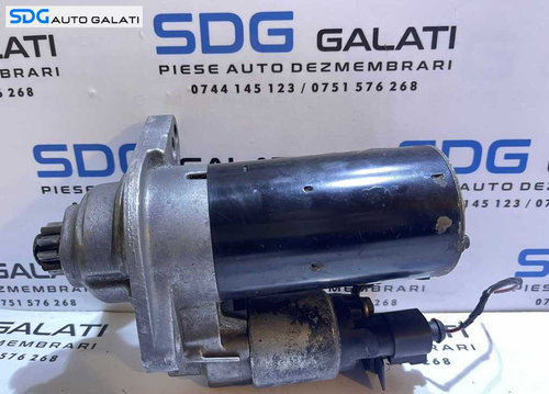 Electromotor cu 10 Dinti Audi A3 8L 1.9 TDI 1997 - 2003 Cod 02A911023R 0001125012 [M8482]