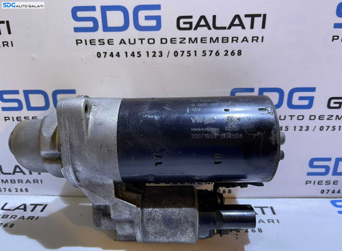 Electromotor cu 10 Dinti Audi A6 C6 3.0 TDI V6 CDYA CDYB CDYC ASB BMK BNG 2005 - 2011 Cod 0001109258...