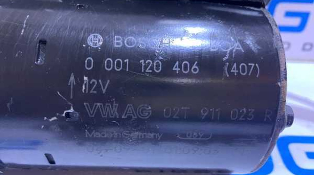 Electromotor cu 10 Dinti Skoda Octavia 2 1.4 BCA BUD CGGA 2004 - 2013 Cod 02T911023R 0001120406