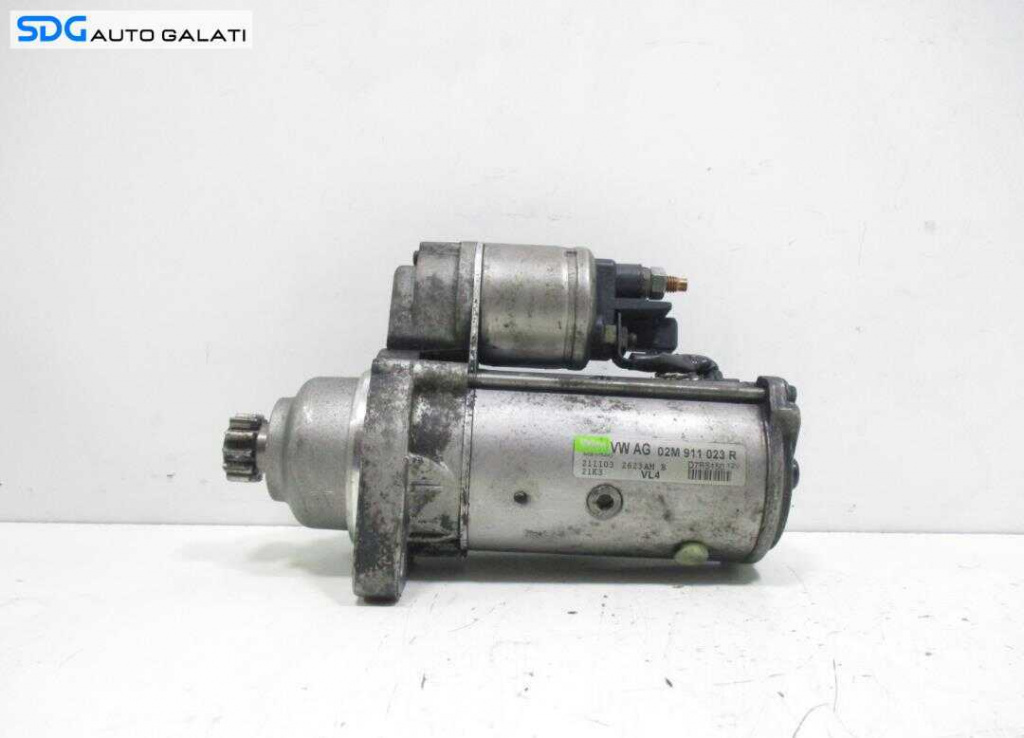 Electromotor cu 11 Dinti Audi A3 8L 1.8 T AJQ ARY BAM APY AUL AMK AUQ APP ARX ARY AGU AQA AUM ARZ AWP ATC BEA BFV 1997 - 2003 Cod 02M911023R D7RS150 [B3626]