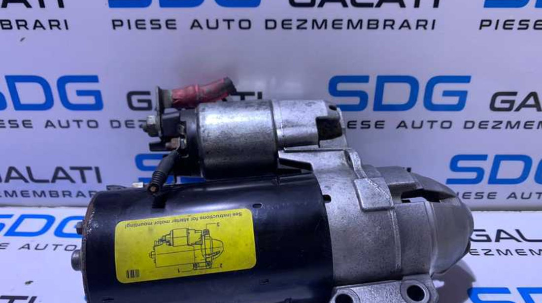 Electromotor cu 11 Dinti BMW Seria 5 F10 F11 518 525 530 535 3.0 D 2009 - 2017 Cod 7802508 1241780250803 0001109070