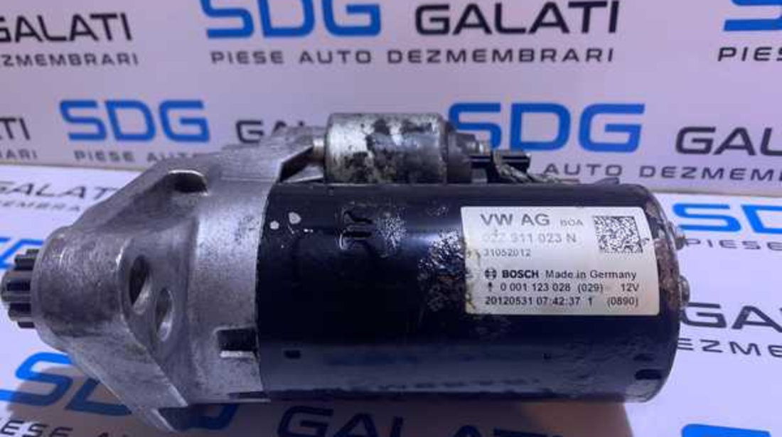 Electromotor cu 11 Dinti VW Caddy 4 1.6 TDI 2015 - 2020 Cod 02Z911023N 0001123028