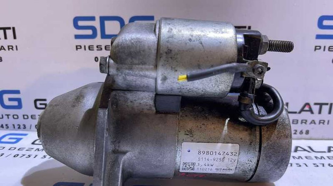 Electromotor cu 13 Dinti Opel Zafira B 1.7 CDTI 2005 - 2014 Cod 8980147432