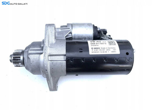 Electromotor cu 13 Dinti Volkswagen Jetta 2.0 TDI CUUA CLCA 2009 - 2017 Cod 0AM911023G 0001153001 00...