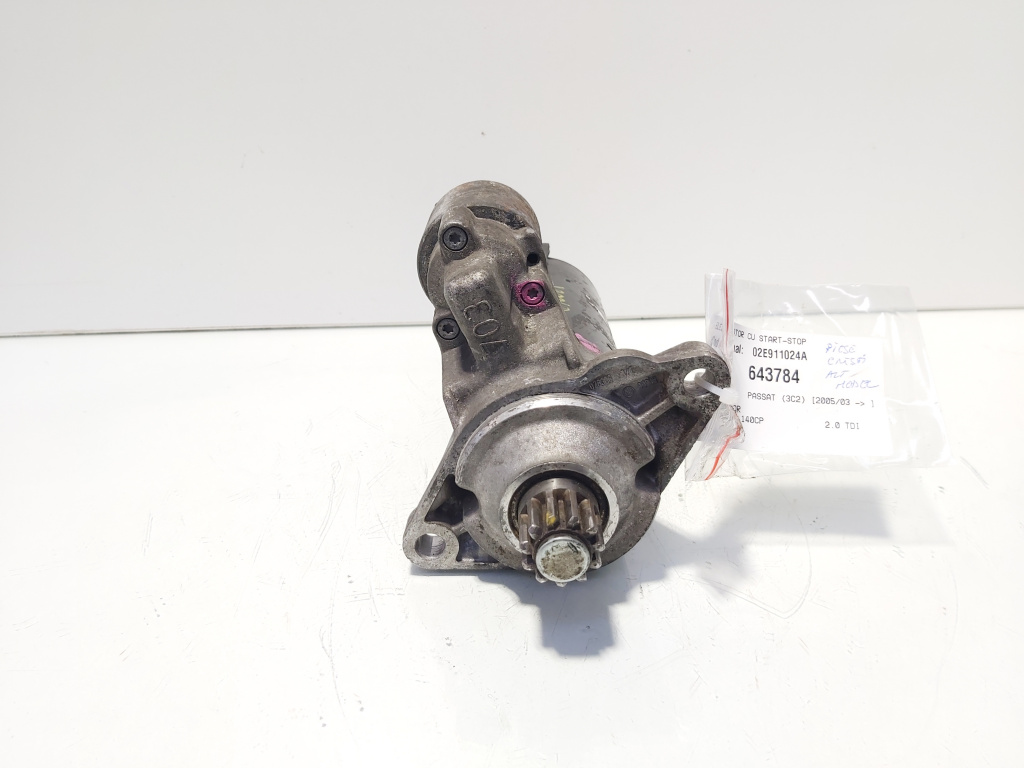 Electromotor cu start stop, cod 02E911024A, Seat Alhambra (710), 2.0 TDI, CFF, cutie automata (idi:643784)