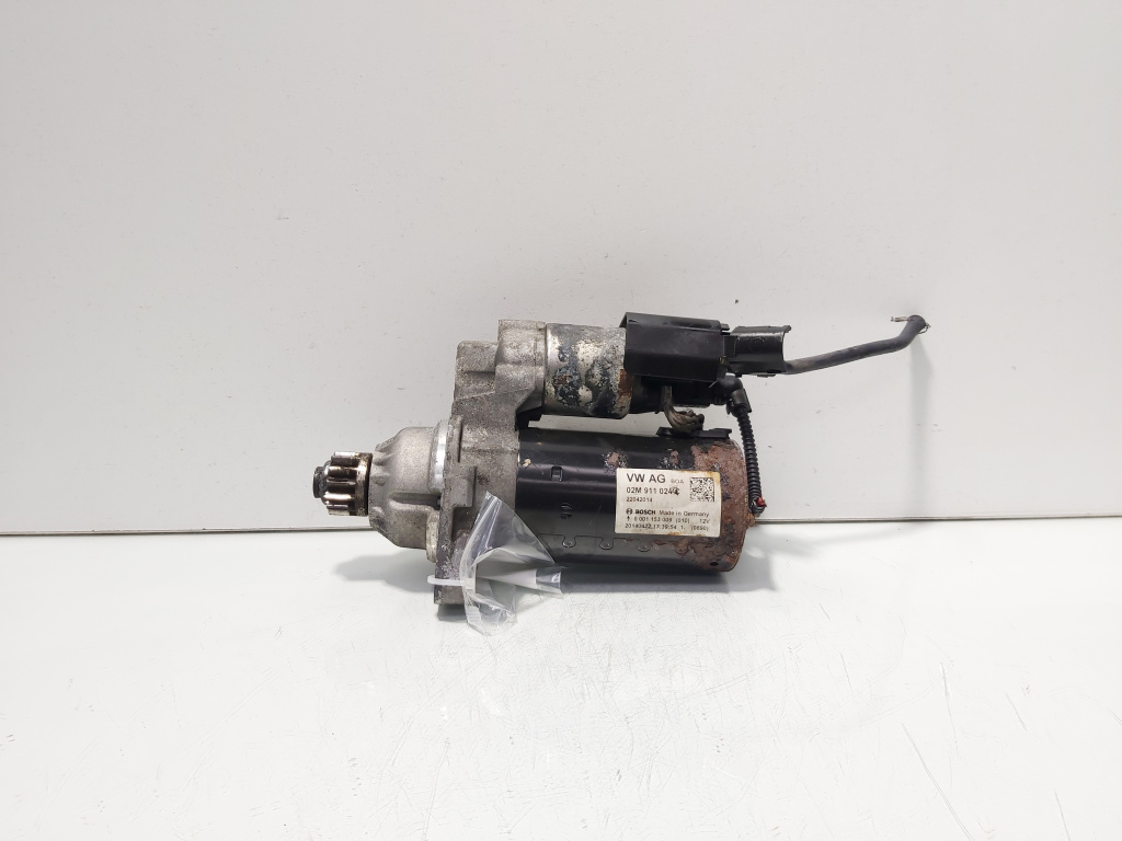 Electromotor cu start stop, cod 02M911024C, Vw Golf 6 (5K1) 2.0 TDI, CFF, 6 vit man(id:704573)