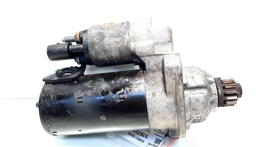 Electromotor cu Start Stop, cod 02M911024C, VW Passat CC (358), 2.0 TDI, CFF, 6 vit man (idi:516722)