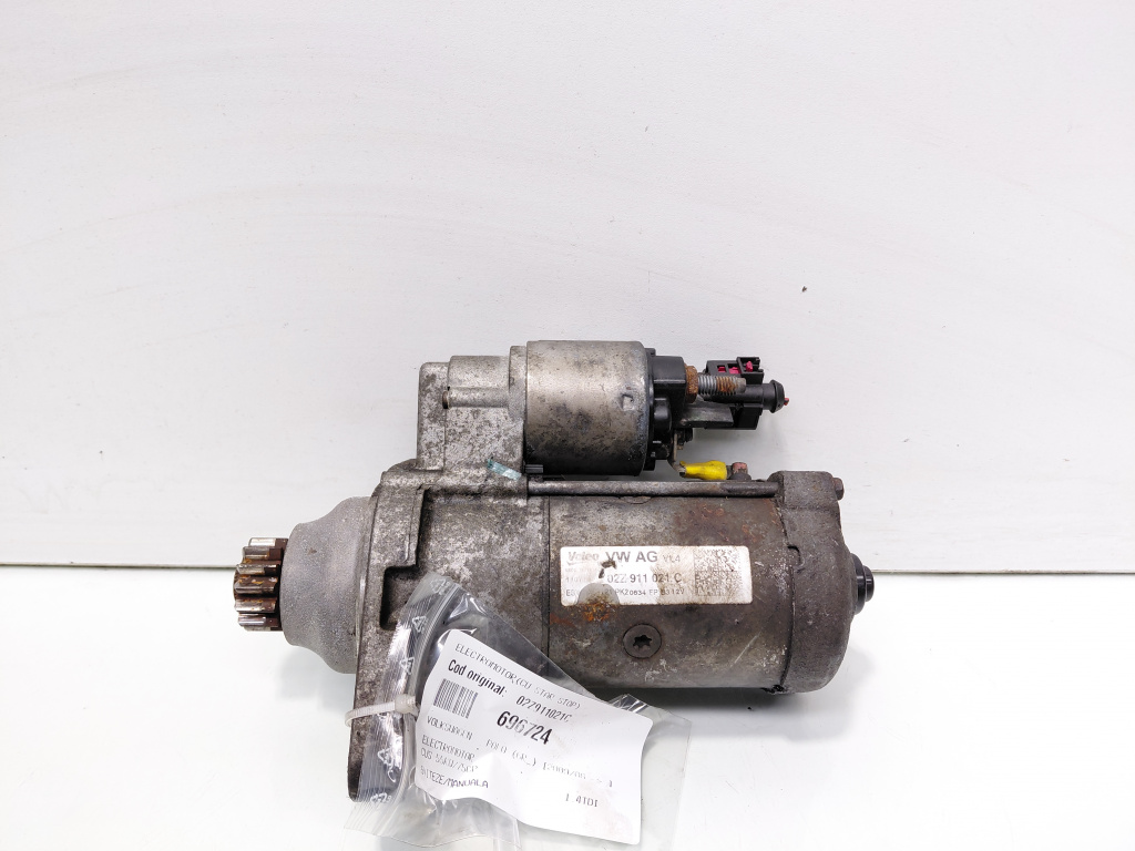 Electromotor cu Start Stop, cod 02Z911021C, VW Polo (6R), 1.4 TDI, CUS, 5 vit man (id:696724)