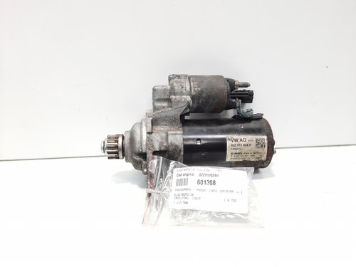 Electromotor cu Start-Stop, cod 02Z911024H, Audi A3 Cabriolet (8P7), 1.6 TDI, CAYC, 5 vit man (idi:6...