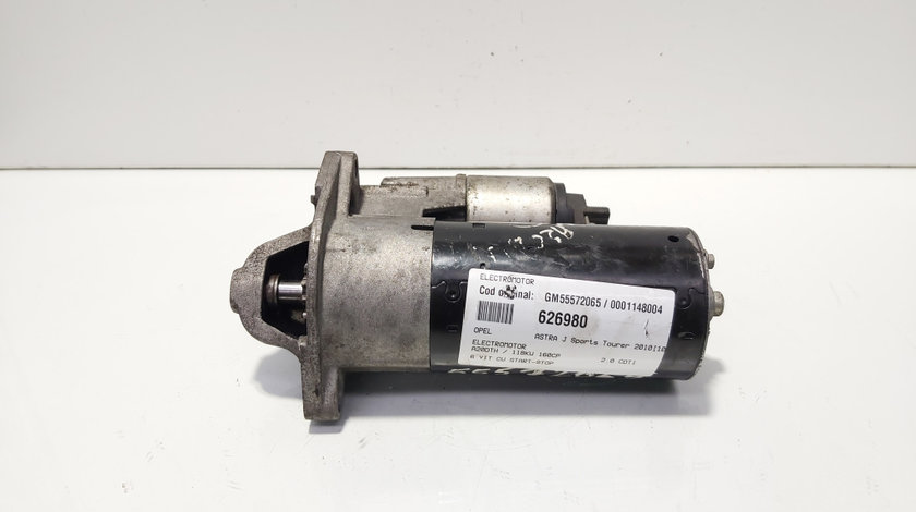 Electromotor cu start-stop, cod GM55572065, 0001148004, Opel Astra J Combi, 2.0 CDTI, A20DTH, 6 vit man (id:626980)