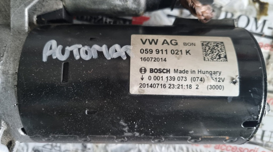 Electromotor (cutie automata) Audi A6 C7 3.0 TDI 313 cai motor CGQB cod piesa : 059911021K