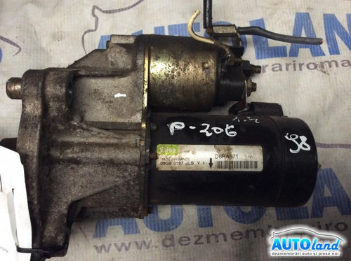 Electromotor D6ra571 1.4 B-9 Dinti Peugeot 206 hatchback 2A/C 1998