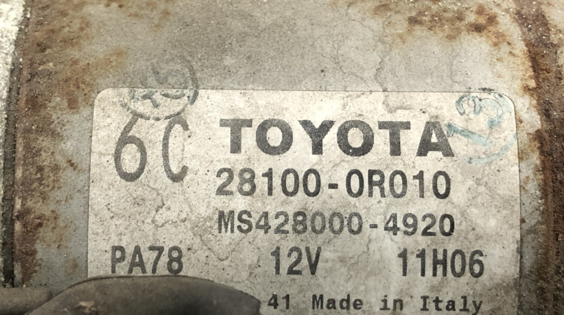 Electromotor demaror Toyota RAV 4 D4D 2.2 177 cp Manual sedan 2007 (281000R010)