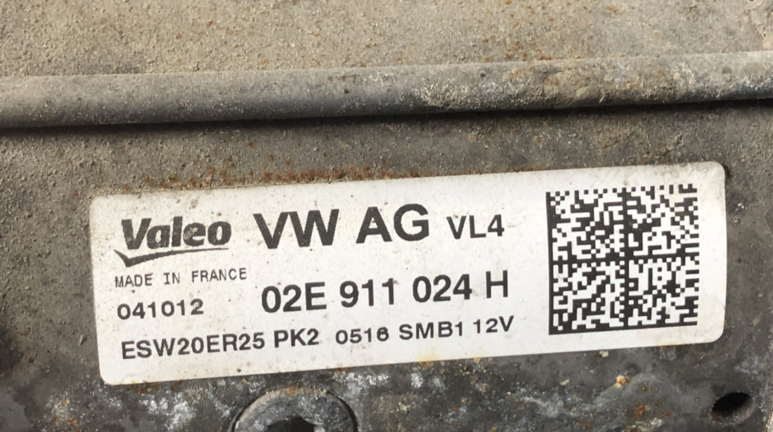 Electromotor demaror VW Passat B7 Alltrack 2.0 TDI DSG 170cp sedan 2013 (02E911024H)