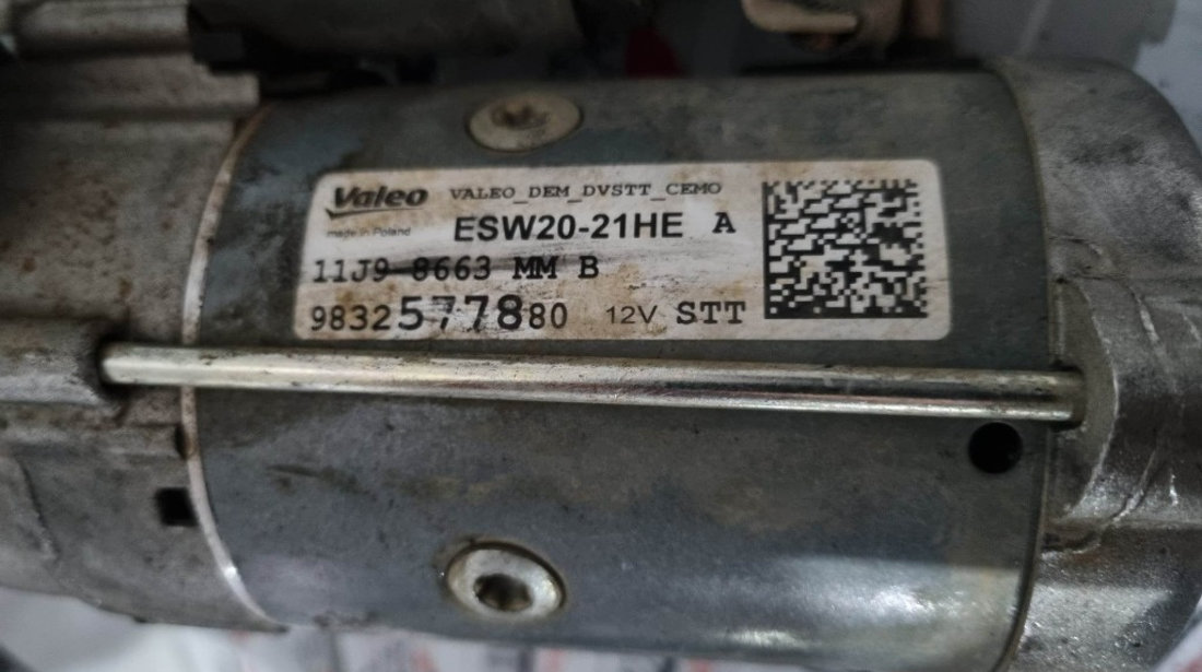 Electromotor DS DS3 1.5 BlueHDi 102cp cod piesa : 9832577880