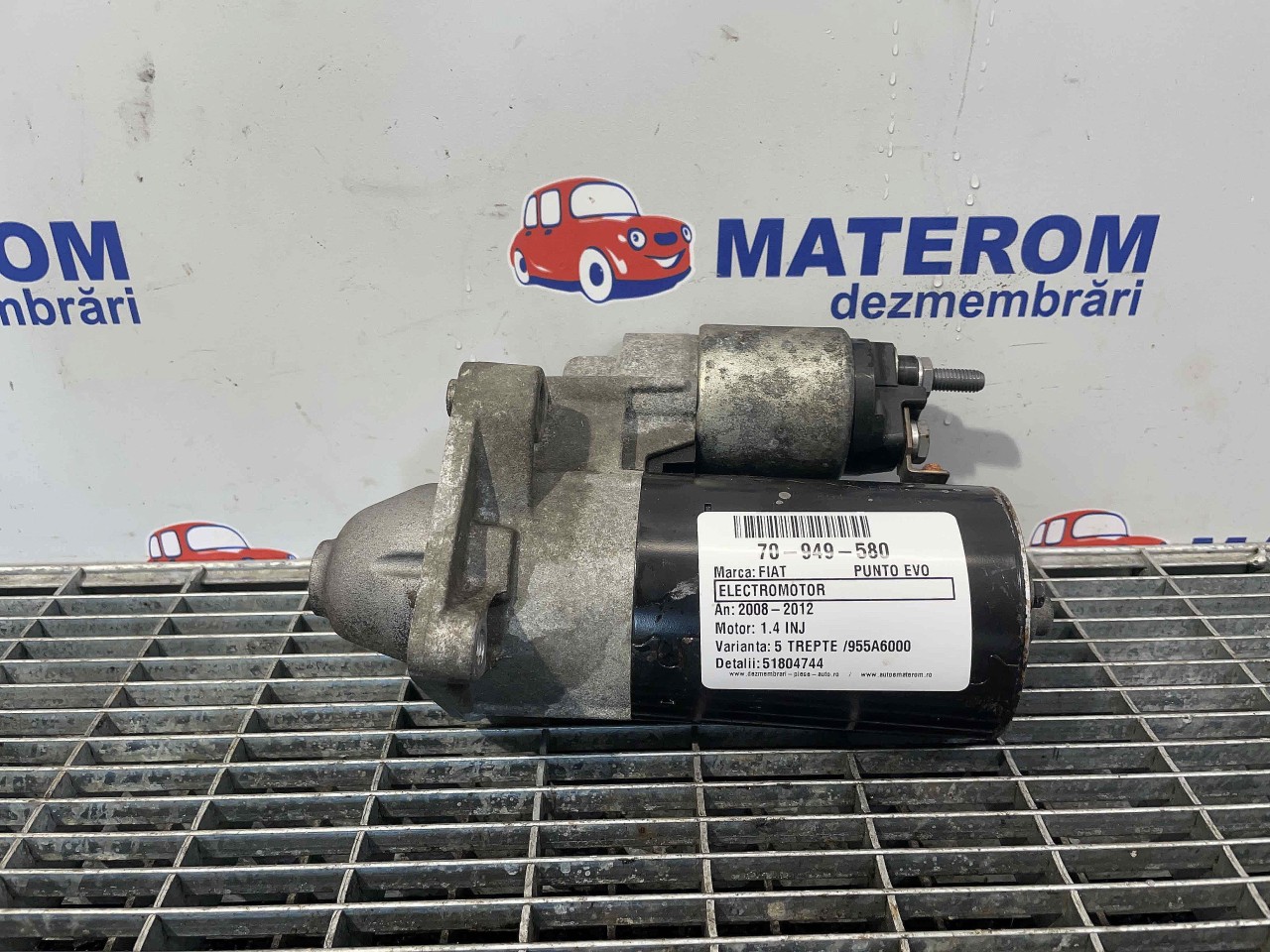 ELECTROMOTOR FIAT PUNTO EVO PUNTO EVO 1.4 INJ - (2008 2012)