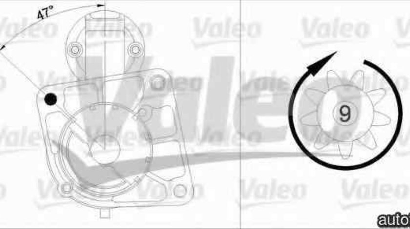 Electromotor FIAT PUNTO / GRANDE PUNTO 199 VALEO 458162