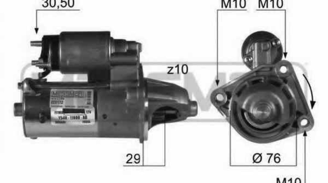 Electromotor FORD FOCUS II DA ERA 220172