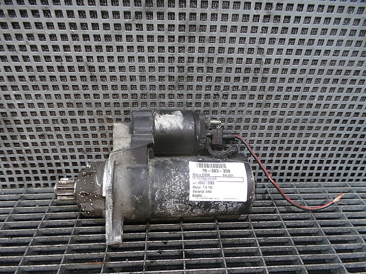 ELECTROMOTOR FORD GALAXY 1.9 TDI - (2000 2005)