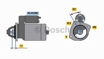 Electromotor FORD TRANSIT COURIER caroserie BOSCH ...