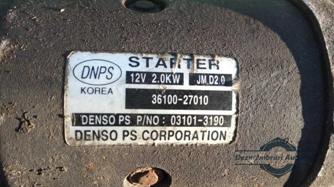 Electromotor Hyundai Santa Fe 2 (2006-2012) 3610027010