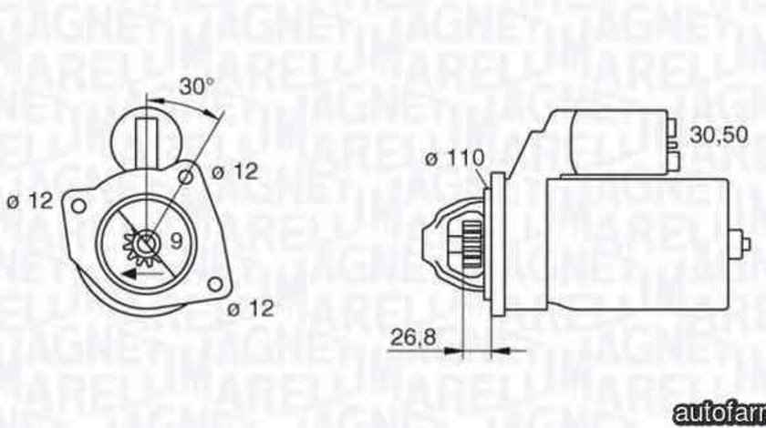 Electromotor IVECO DAILY I caroserie inchisa/combi MAGNETI MARELLI 063216896010