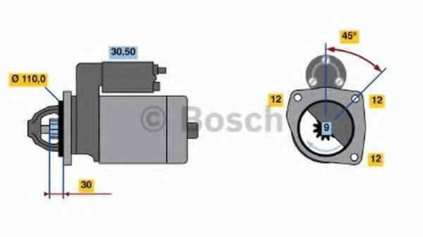 Electromotor IVECO EuroCargo BOSCH 0 001 231 011