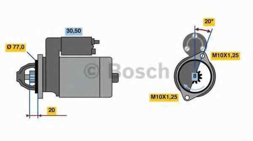 Electromotor KIA SORENTO I JC BOSCH 0 986 023 980