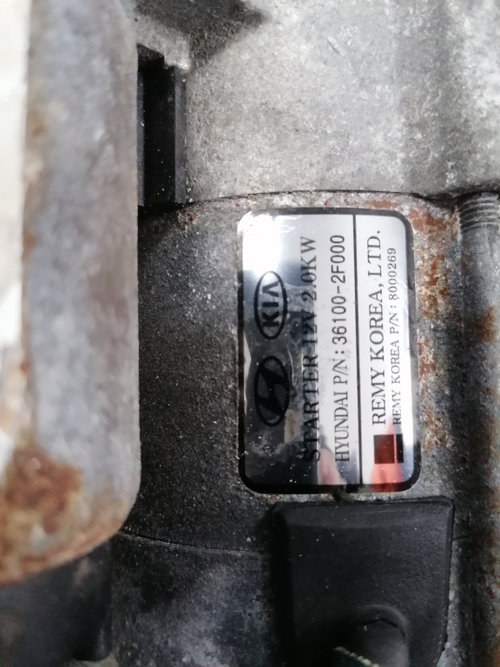 Electromotor Kia Sportage (2010->) 2.0 Motorina 2014, 36100-2F000 / 361002F000