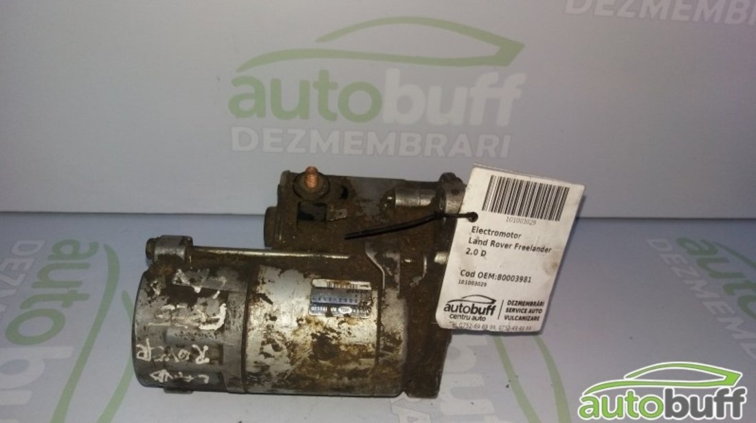 Electromotor Land Rover Freelander (1996-2006) 2.0 D 80003981