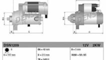 Electromotor LAND ROVER FREELANDER 2 FA DENSO DSN1...