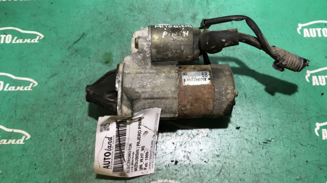 Electromotor M000t81284 2.0 B Mitsubishi PAJERO PININ H6 W,H7 W 1999