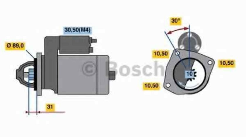 Electromotor MAN L 2000 BOSCH 0 001 231 029